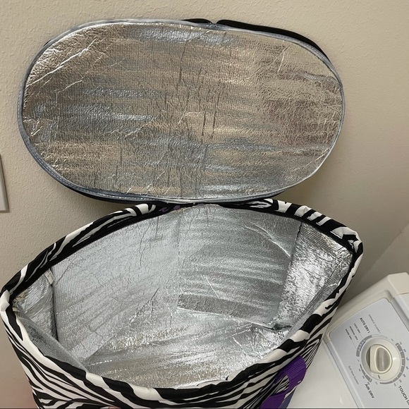 ZEBRA INSULATED FOOD COOLER BAG - Picture 11 of 16